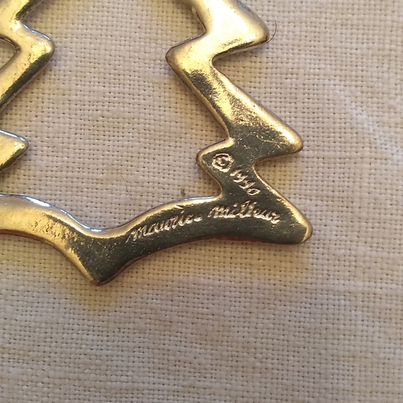 Maurice Milleur Pewter Tree Pendant - Picture 2 of 3